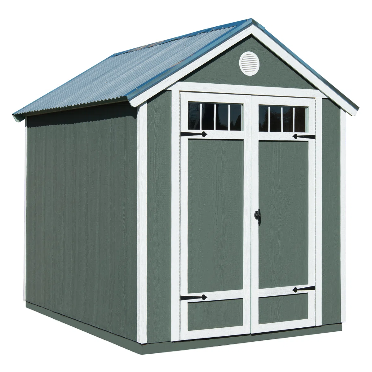 Garden 6 ft. W x 8 ft. D Wood Storage Shed with Floor - Image 5