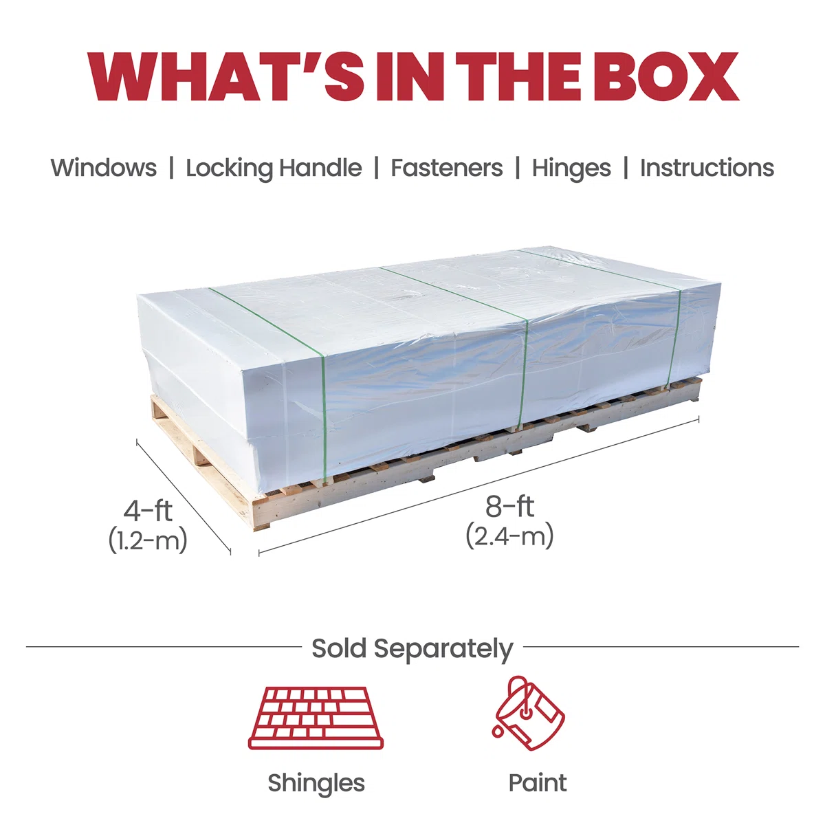 Highland 8 ft. W x 6 ft. D Storage Shed - Image 3